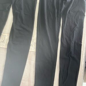 5 pairs of Pink brand black size small leggings